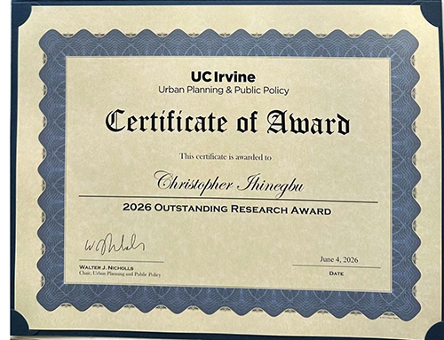 certificate of award