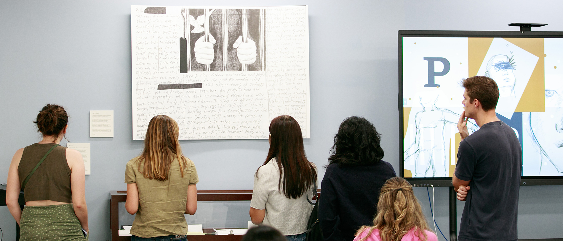 exhibit visitors