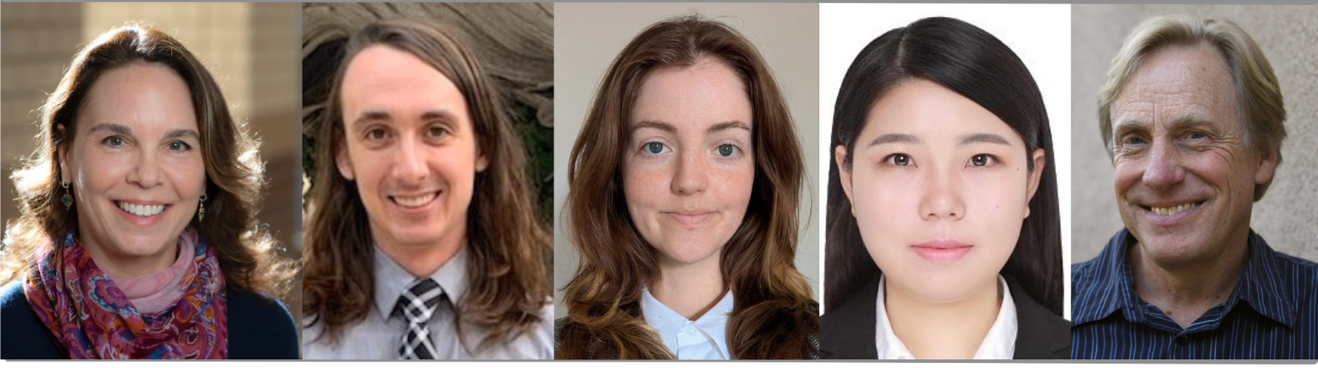Five researchers headshots