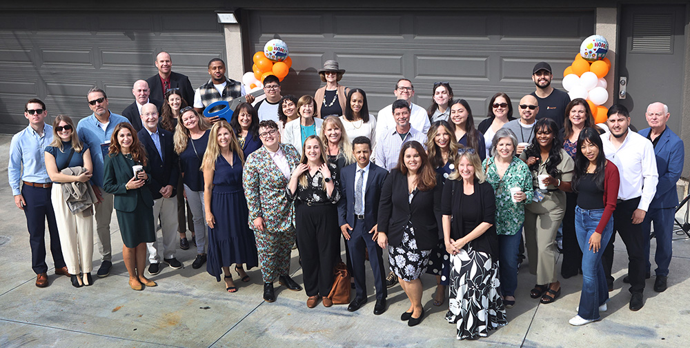 group at new house