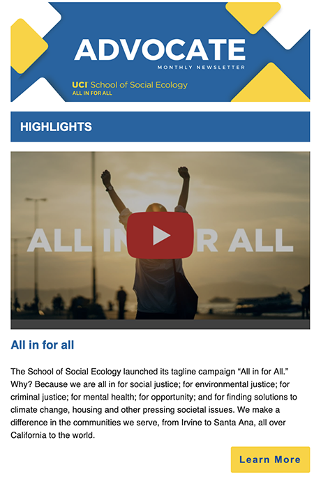 newsletter Advocate