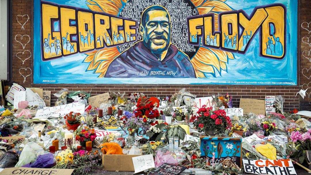 George Floyd mural