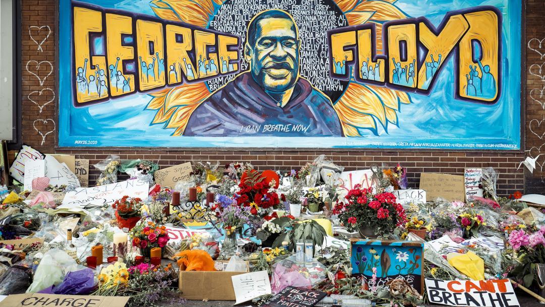 George Floyd mural