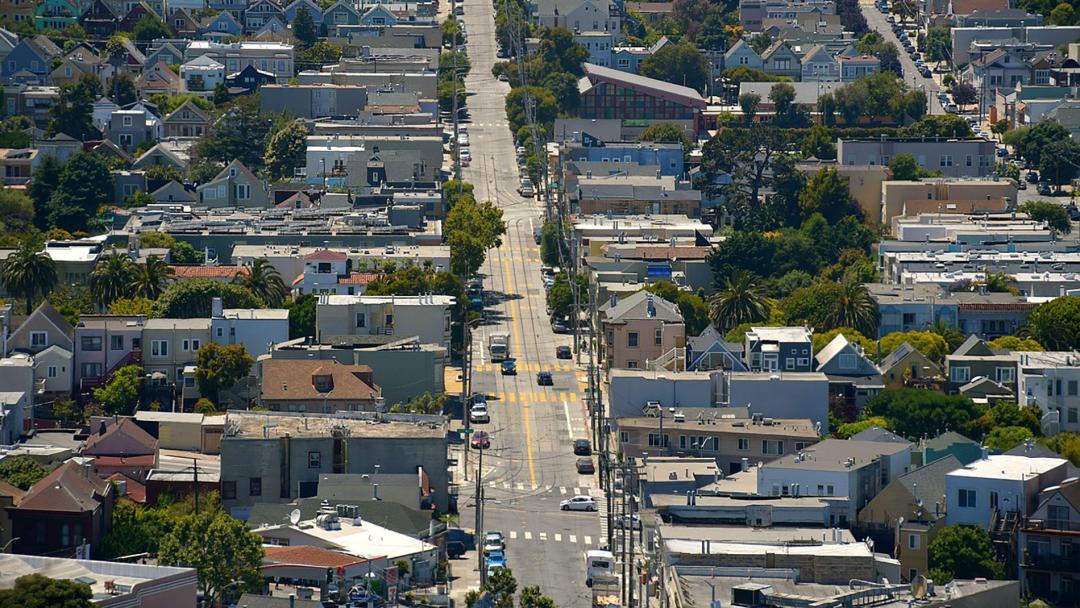 city street in Los Angeles