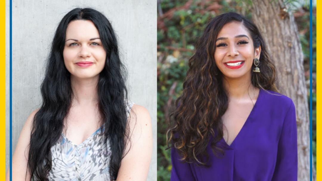 Joanne DeCaro and Khirad Siddiqui