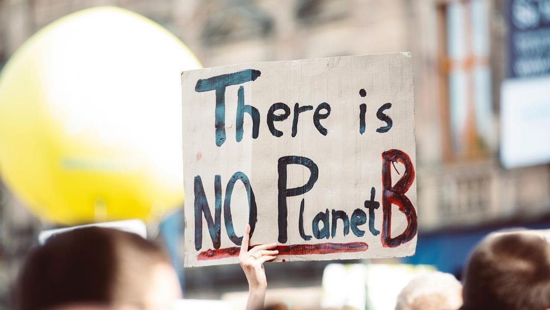 placard: no planet B