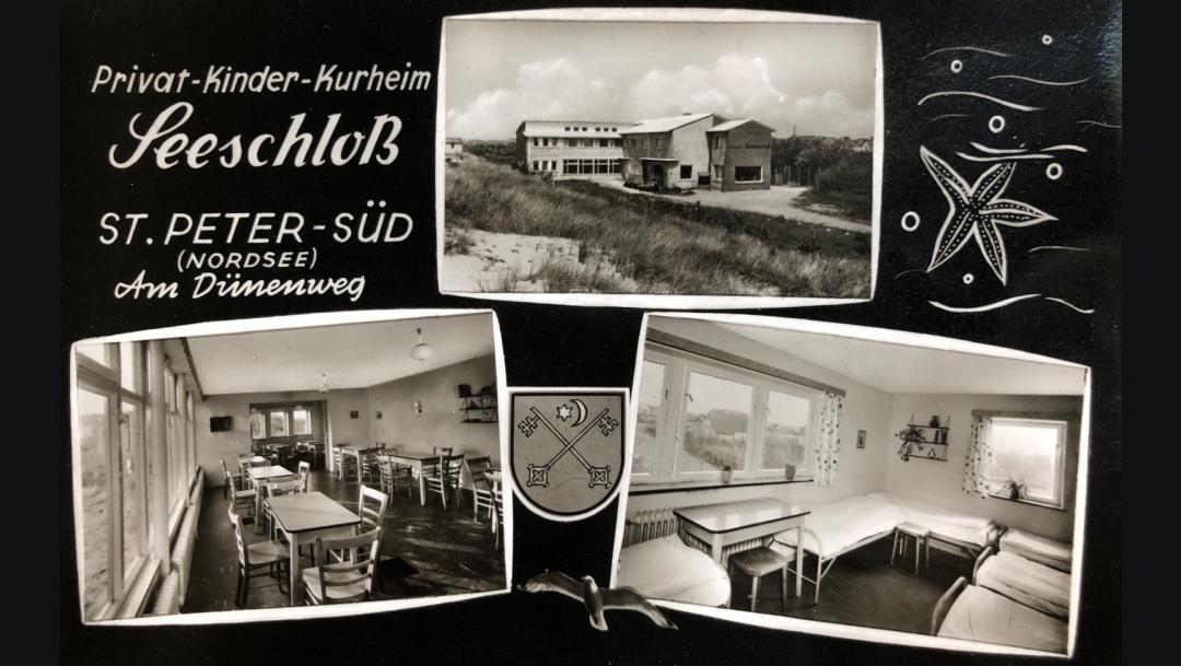 postcard of a German children's home.