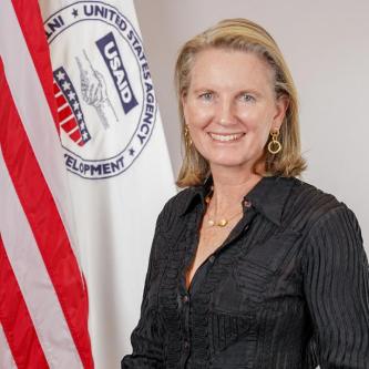 Official United States Agency for International Development portrait of Isobel Coleman, former deputy administrator of the USAID.