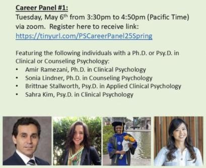Lineup for Career Panel No. 1