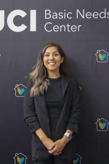 This is a photo of Sandra Cuyuch, the UC Irvine Basic Needs Center's CalFresh manager.