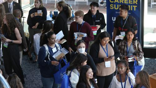 Students at Career Summit
