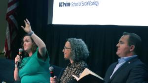 Katie Porter, Laurel Rosenthal and Will O'Neill